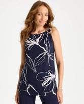 Chico's US - Travelers™ Knit Botanical Jeweled Tunic