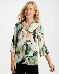 Chico's On Sale - Travelers™ Bloom V-Neck Kimono Top