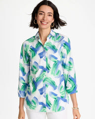 Chico's Online - No Iron™ Printed Stretch Shirt
