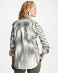 Chico's US - No Iron™ Stretch Striped Shirt