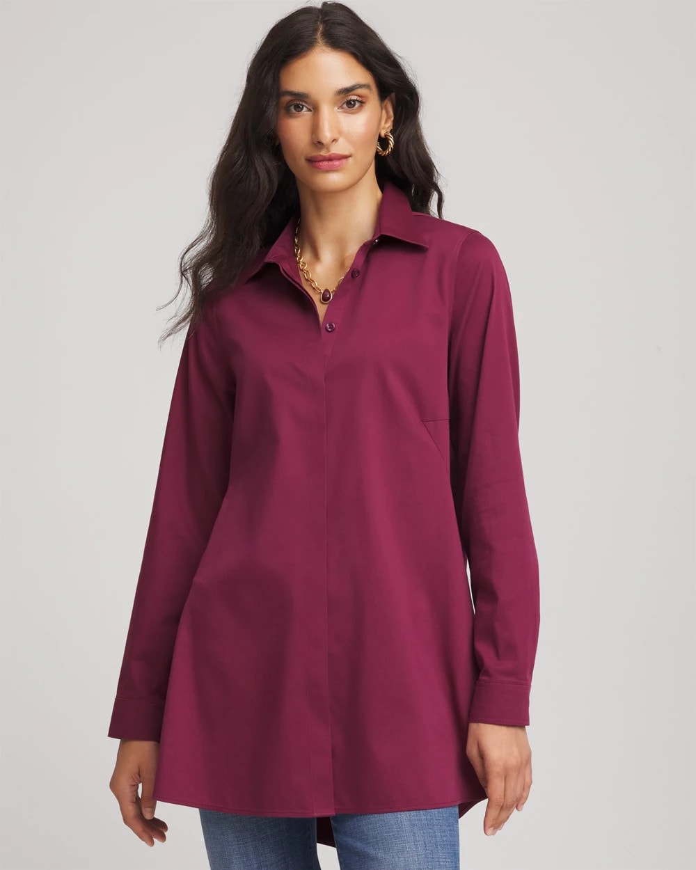 Chico's Online - No Iron™ Pocketed Tunic