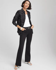 Chico's Outlet - No Iron™ Findot Print Sateen Shirt
