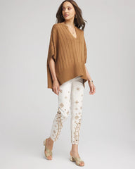 Chico's On Sale - Embellished Girlfriend Slim Ankle Jeans