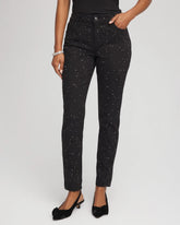 Chico's Online - Stone Embellished Girlfriend Slim Ankle Jeans