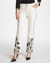 Chico's Online - Ginkgo Girlfriend Cropped Flared Jeans