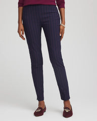 Chico's Online - Pinstriped Brigitte™ Slim Pull-On Ankle Pants