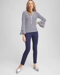 Chico's / Brigitte™ Pull-On Slim Rivet Ankle Pants