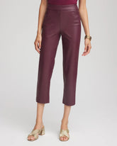Chico's Faux Leather Brigitte™ Pull-On Cropped Pants