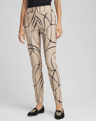 Chico's Brigitte™ Golden Leaf Slim Ankle Pants
