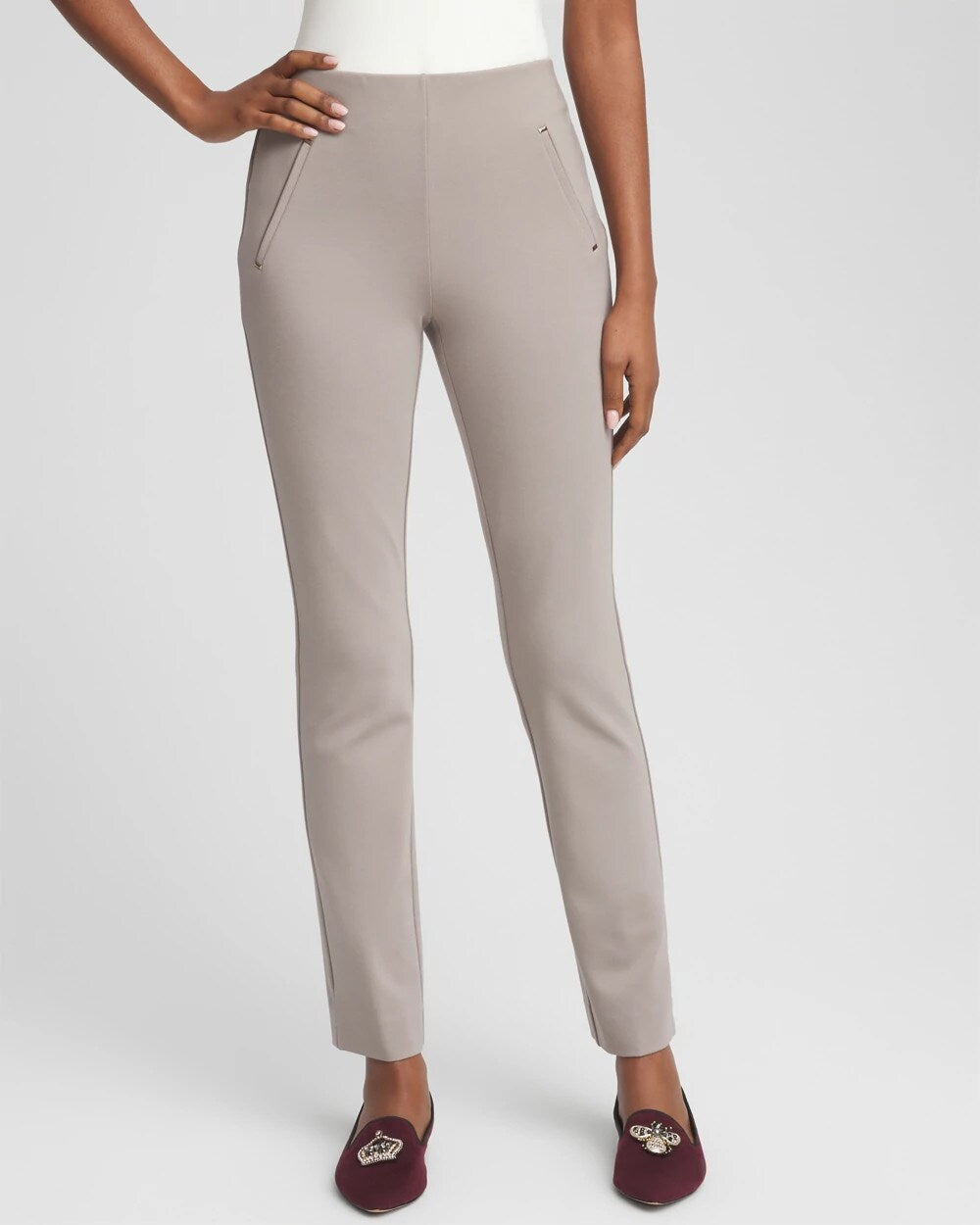 Chico's US - Juliet Slim Trim Detail Ankle Pants