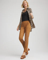 Chico's Outlet - Faux Suede Juliet Slim Ankle Pants