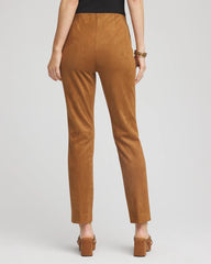 Chico's Outlet - Faux Suede Juliet Slim Ankle Pants