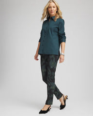 Chico's / Brinkly Blur Juliet Slim Ankle Pants