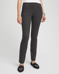 Chico's Outlet - Juliet Tonal Check Ankle Pants