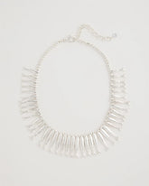 Chico's Sale - Silvertone Fish Collar Necklace