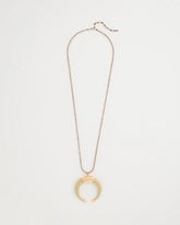 Chico's / Long Horn Pendant Necklace