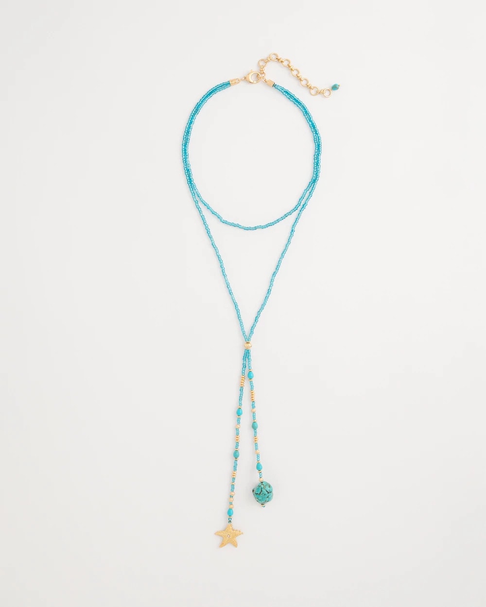 Chico's Sale - Genuine Turquoise Stone Y-Necklace