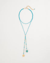 Chico's Sale - Genuine Turquoise Stone Y-Necklace