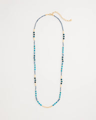 Chico's On Sale - Genuine Stone Beaded Long Necklace