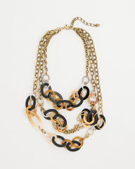 Chico's US - Triple Strand Convertible Resin Necklace