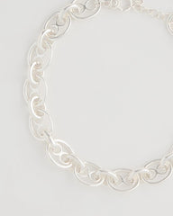 Chico's Outlet - Mariner Silvertone Link Necklace