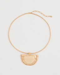Chico's White Enamel Collar Necklace