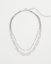 Chico's Discount - Pearlescent Bead Ball Short Necklace