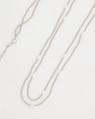 Chico's Sale - Pearlescent Bead Ball Long Necklace