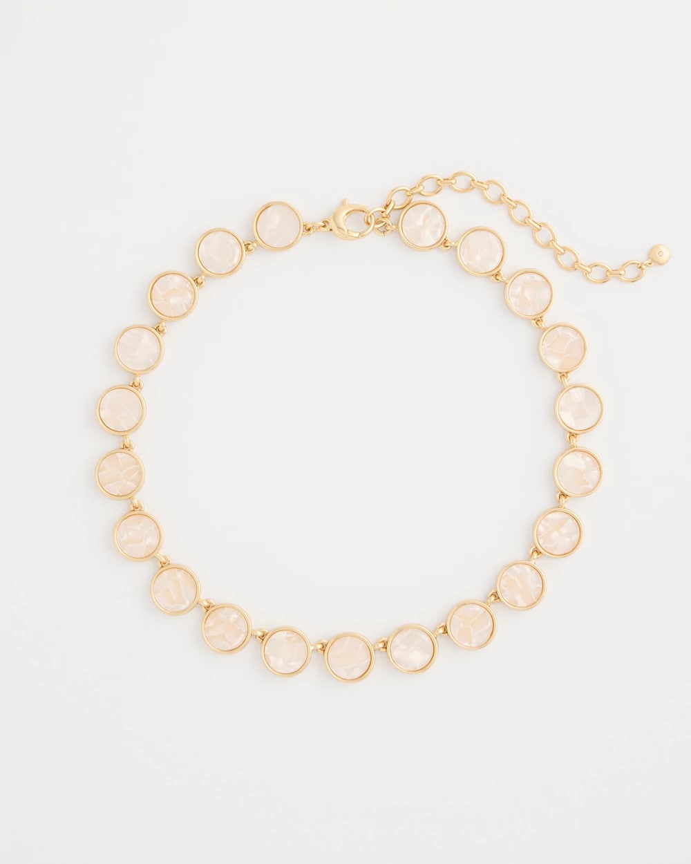 Chico's Outlet - Pearlescent Rounded Collar Necklace
