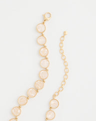 Chico's Outlet - Pearlescent Rounded Collar Necklace
