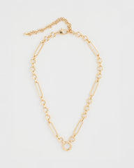 Chico's US - Shiny Goldtone Novelty Charm Necklace