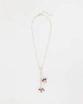 Chico's Discount - Tortoise Spider Lily Y-Necklace