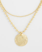 Chico's US - Short Gold Ball Chain Pendant