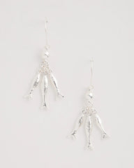 Chico's Outlet - Silvertone Fish Cluster Earrings