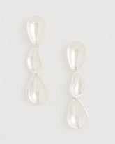 Chico's Sale - Silvertone Linear Drop Earrings