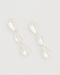 Chico's Sale - Silvertone Linear Drop Earrings