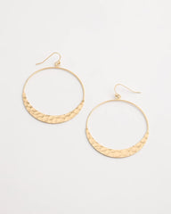 Chico's On Sale - Hammered Hoop Earrings