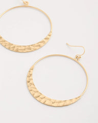 Chico's On Sale - Hammered Hoop Earrings