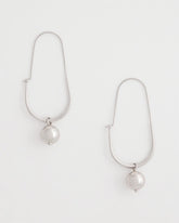 Chico's Discount - Silver Bead Threader Earrings
