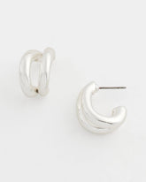 Chico's Sale - Silver Double Mini Hoop Earrings