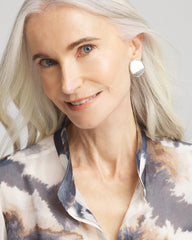 Chico's On Sale - No Droop™ Silver Tone Clip-On Earrings