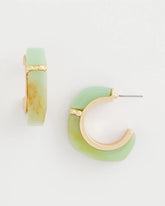 Chico's Sale - Aqua Tone Hoop Earrings
