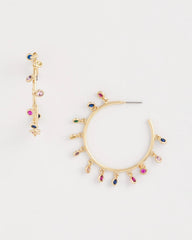 Chico's / Multi-Color Hoop Earrings