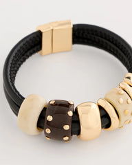 Chico's Discount - Embellished Rings Corded Bracelet