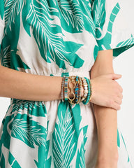 Chico's On Sale - Mixed Metal Beaded Stretch Bracelet