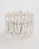 Chico's For Sale - Silvertone Fish Stretch Bracelet