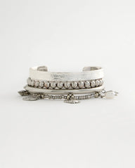 Chico's Online - Beachy Silvertone Stretch Charm Bracelet