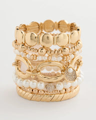 Chico's Outlet - Pearlescent Stretch Hero Bracelet