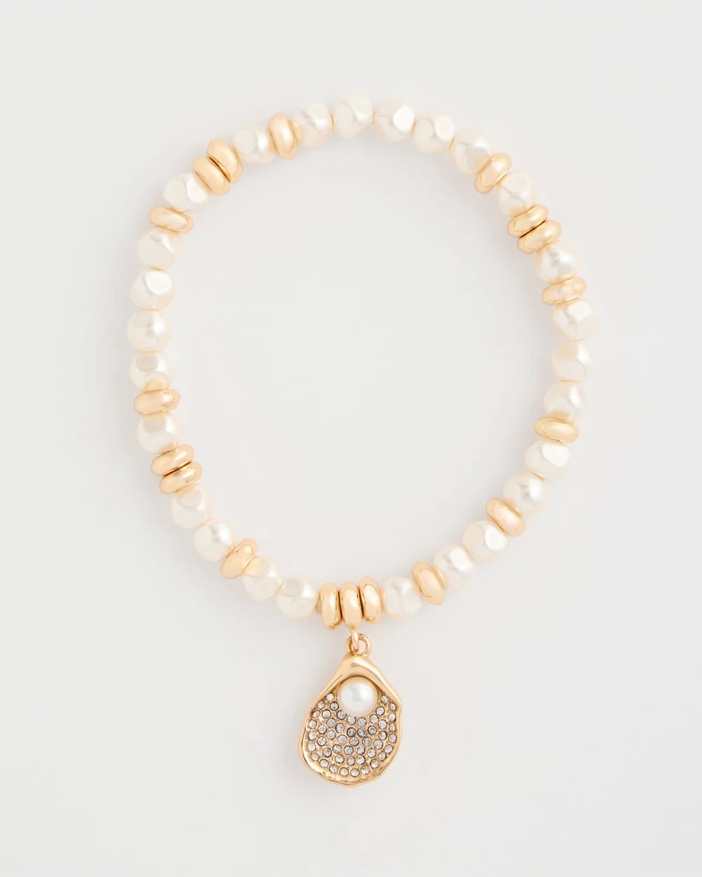 Chico's Online - Pearlescent Stretch Charm Bracelet