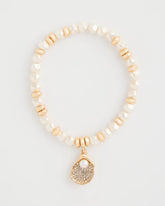 Chico's Online - Pearlescent Stretch Charm Bracelet